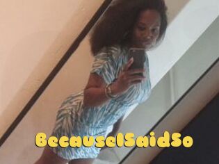 BecauseISaidSo