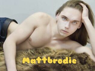 Mattbrodie
